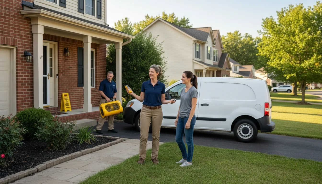 Water restoration image for Dehumidification And Cleanup Services in Spreckels, CA